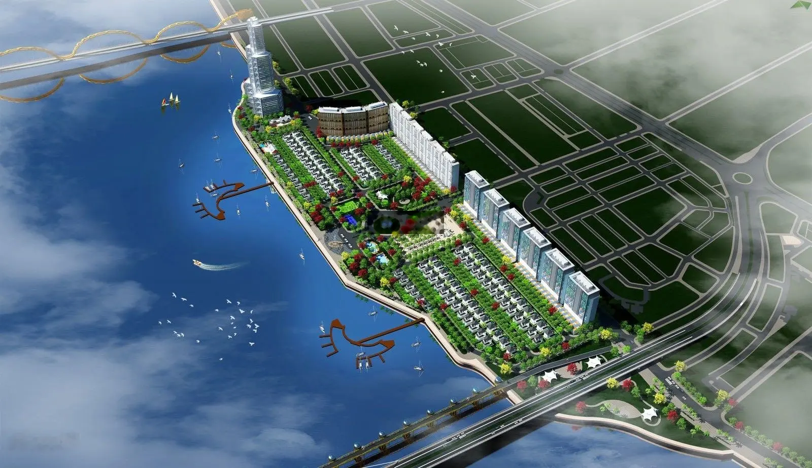 Chính chủ cần bán căn nhà phố 3 tầng full nội thất khu vip Euro Village ven sông Hàn. LH 0905 599 ***