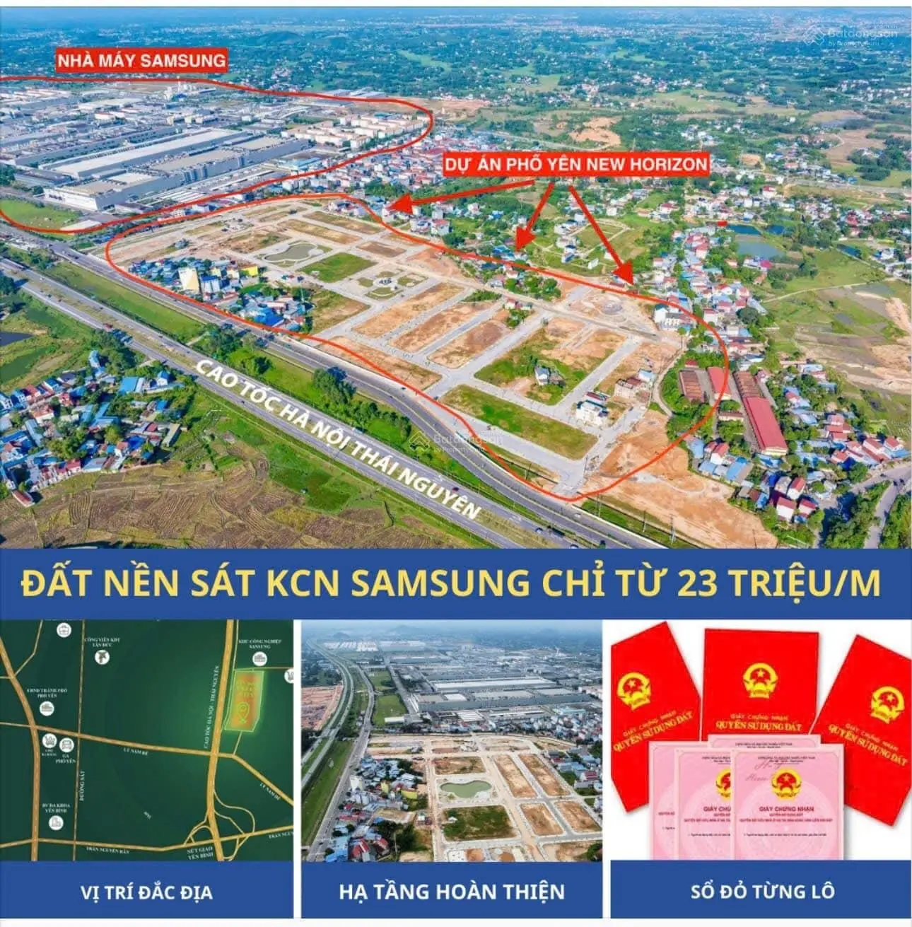 Yên Bình New Horizon Phổ Yên đón đầu làn sóng đầu tư. Chính thức nhận booking giá chỉ từ 23,5tr
