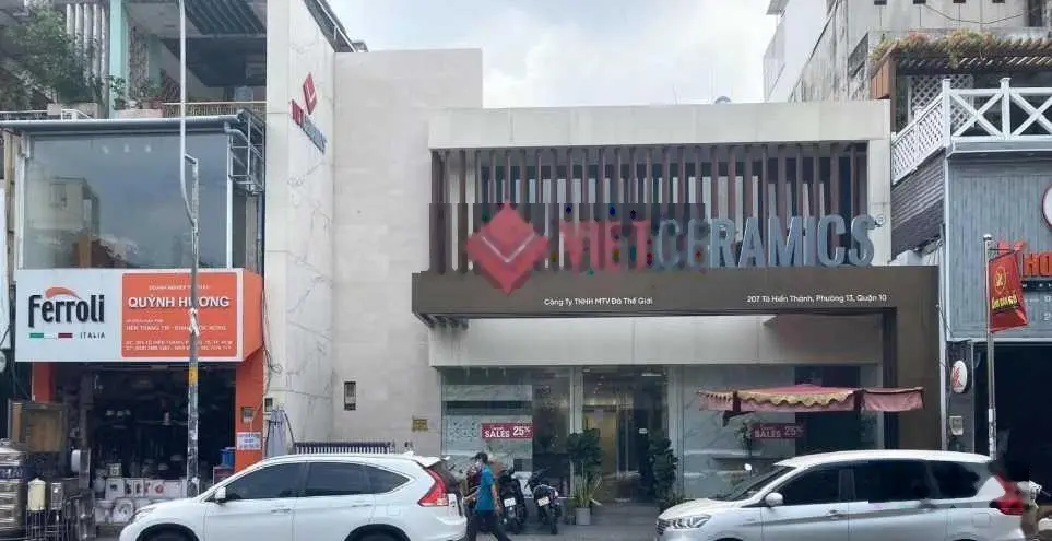 Mặt tiền Tô Hiến Thành Quận 10 - DT 10 x 30m CN 300m2 - 2 tầng - giá bán 65 tỷ