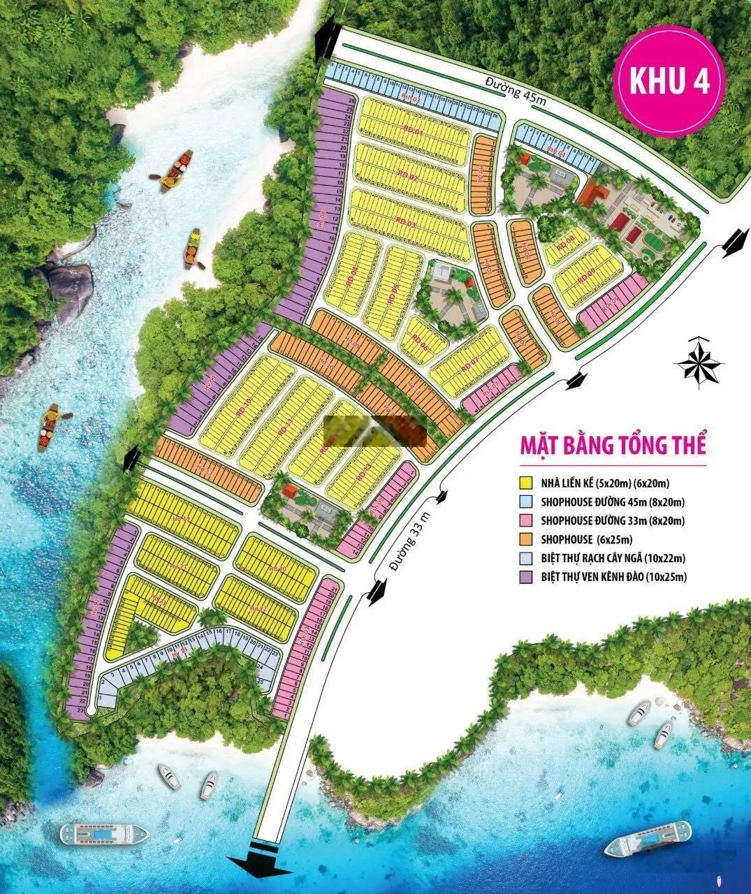 Lô đất 2 mặt tiền đừơng lớn 21m khu 4,5 Long Hưng City cần bán gấp 31tr/m2
