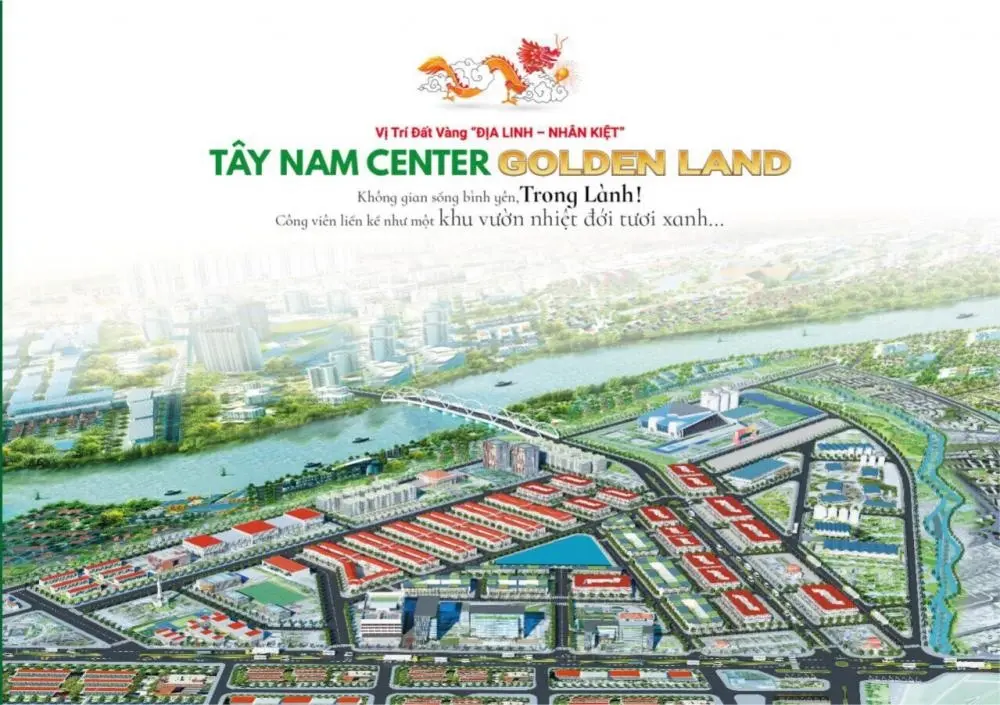 Bán đất nền dự án Tây Nam Center Golden Land, 1,19 tỷ vnd, 100m2