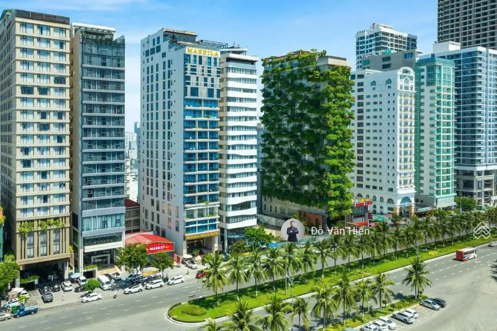 ~900m2 mặt biển Mỹ Khê, sẵn GPXD 20 tầng, với tổng công suất khai thác ~ 160 phòng khách sạn