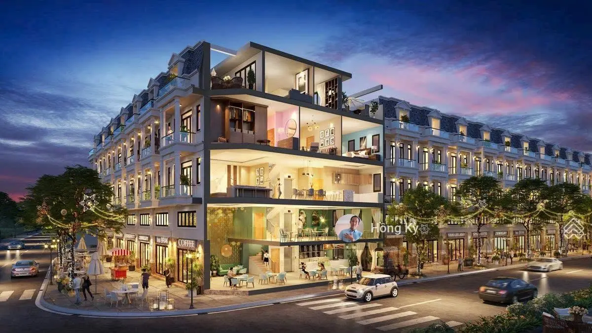 Shophouse 5 tầng, chỉ 10% ký HDMB sổ đỏ lâu dài, kinh doanh 24/7, gần 20 toà chung cư