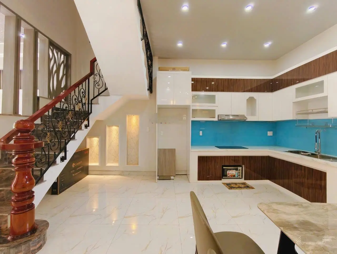 Bán nhà đường số 8 KDC Xuyên Á, 1T, 2L nhà mới đẹp | 5x16m | Sổ hồng riêng