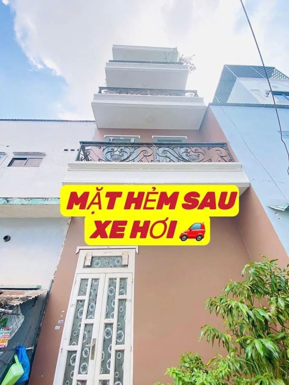 Bình Tân Hẻm 413 Lê Văn Quới nhà hẻm 2 mặt tiền trước sau 4 lầu xe hơi tới cửa giá 6,2 tỷ TL mạnh