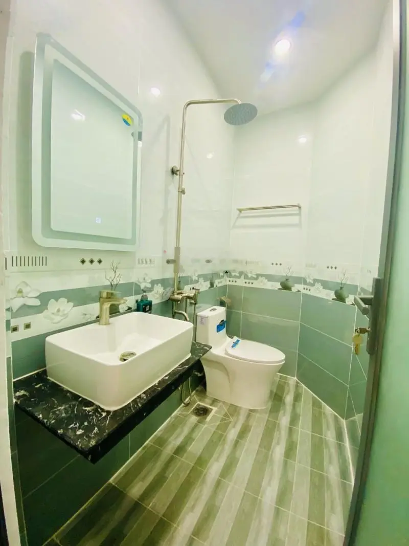Nhà mới đón tết 3 mặt thoáng ngay Quang Trung P8 2 tầng 47m2 gía chỉ 3,45 tỷ