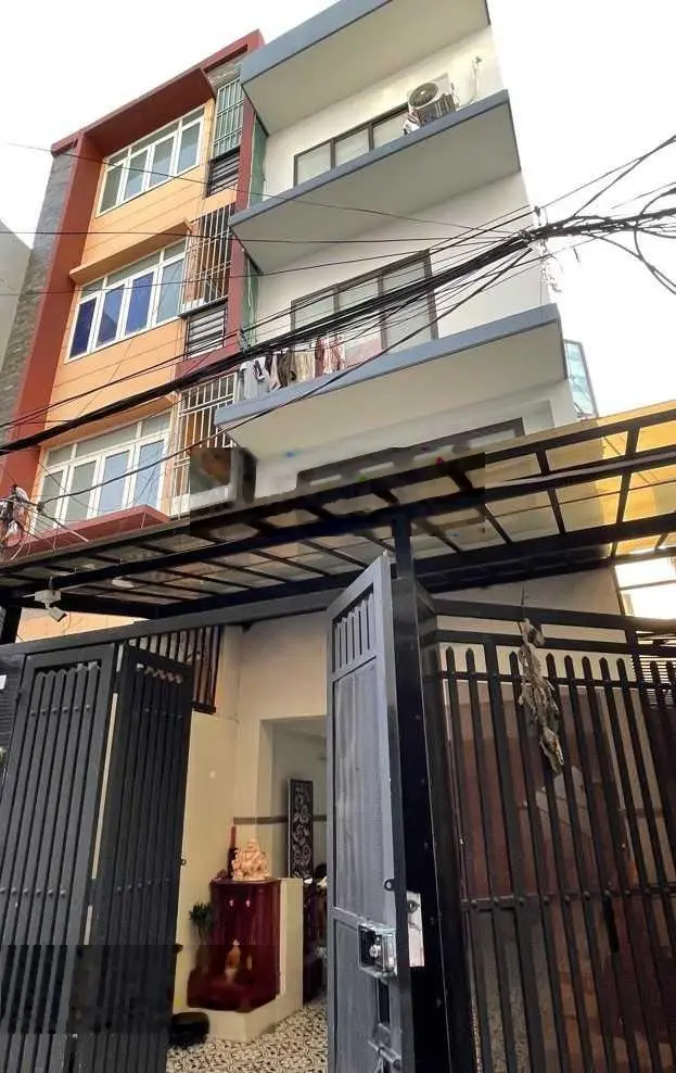 BÁN TOÀ CHDV NGAY TÂN SƠN NHÌ,Dòng Tiền 550TR/NĂM, 4 Tầng Luôn Full Phòng, Đường Nhựa 8M