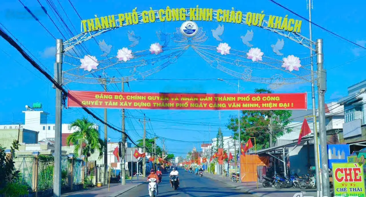 Đất đô thị SHR đường xe tải TP Gò Công chỉ 330tr