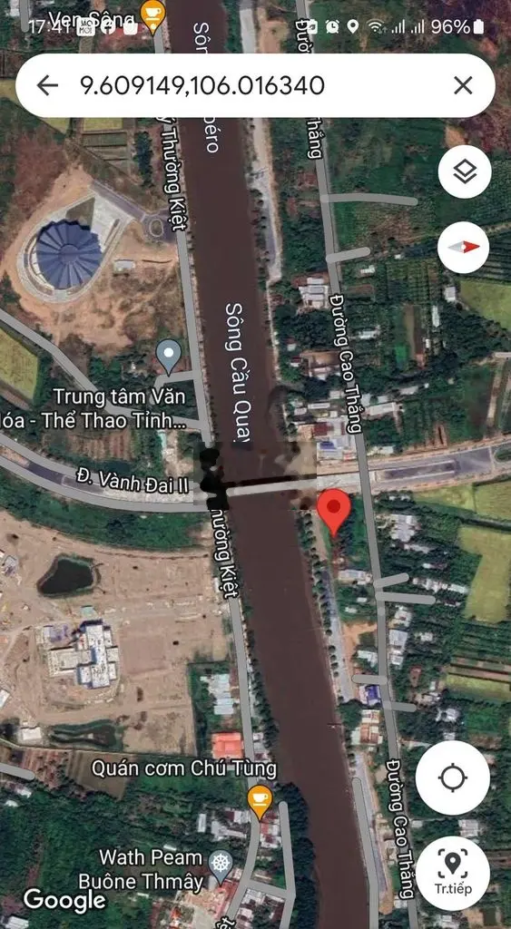 BÁN ĐẤT NỀN VIEW SÔNG ĐƯỜNG CAO THẮNG - P.8 - TP. SÓC TRĂNG