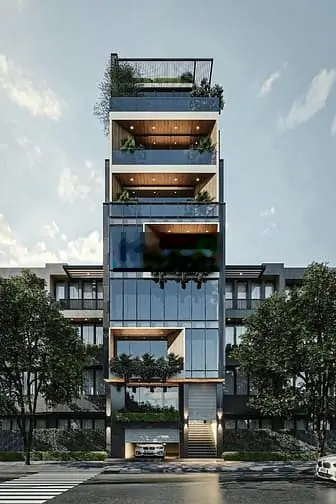 Bán Khuôn Building 10 Tầng Mặt Tiền Nguyễn Huy Tưởng, 12x19m, Căn Góc