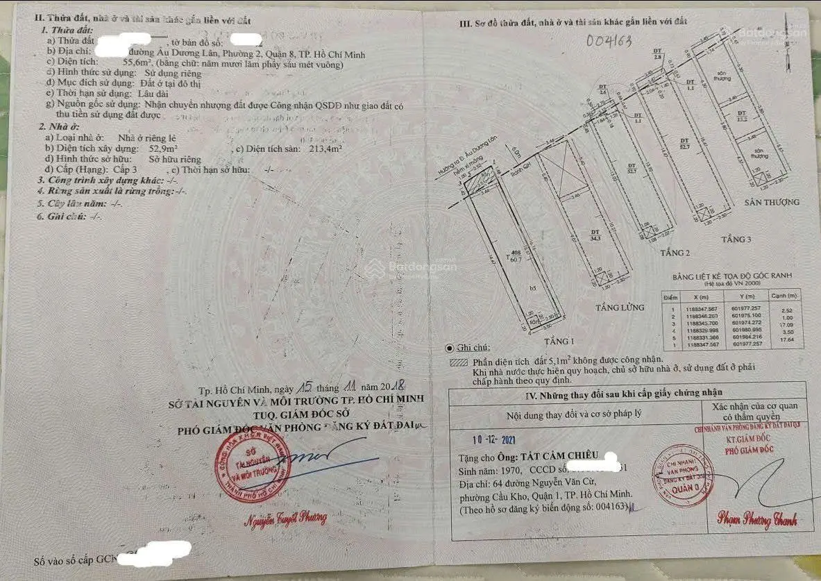 Cần bán nhà thích hợp làm căn hộ dịch vụ hẻm xe hơi Phường Rạch Ông, Quận 8