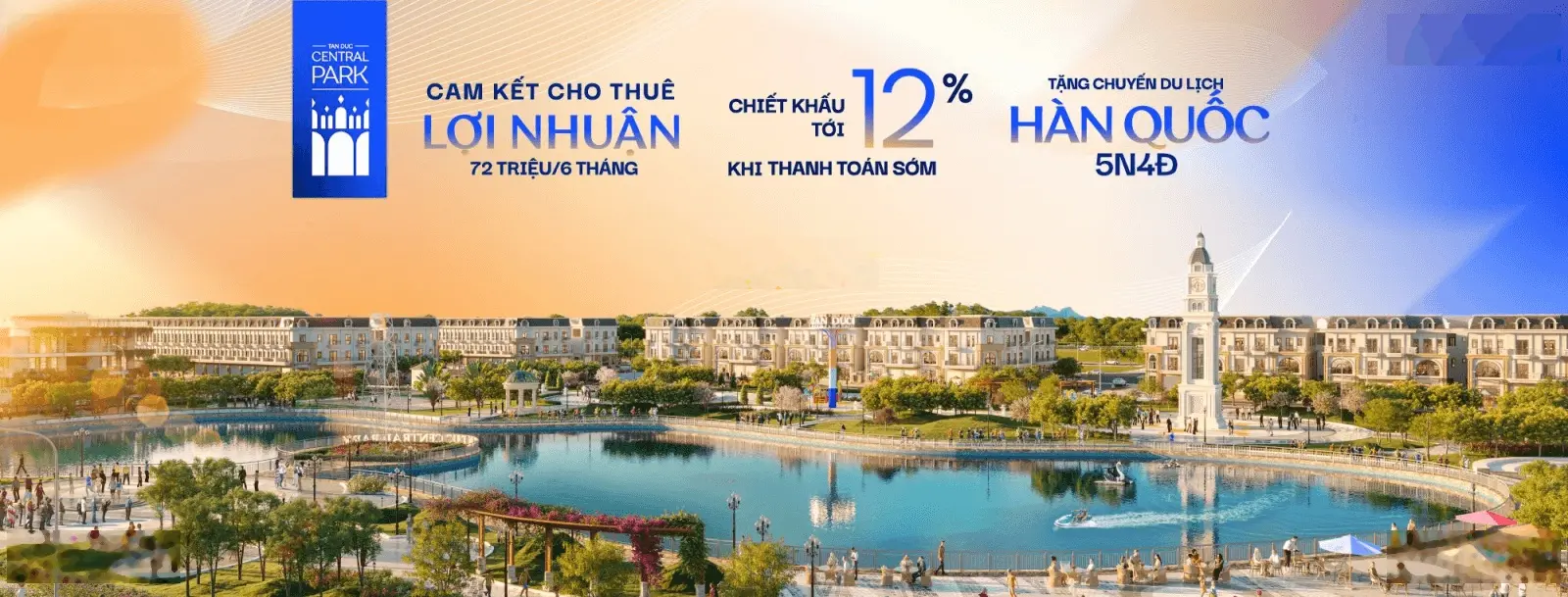 Bảng giá dự án đất nền nhà phố khu đô thị tấn đức central park - chiết khấu 12% vay ngân hàng 0%