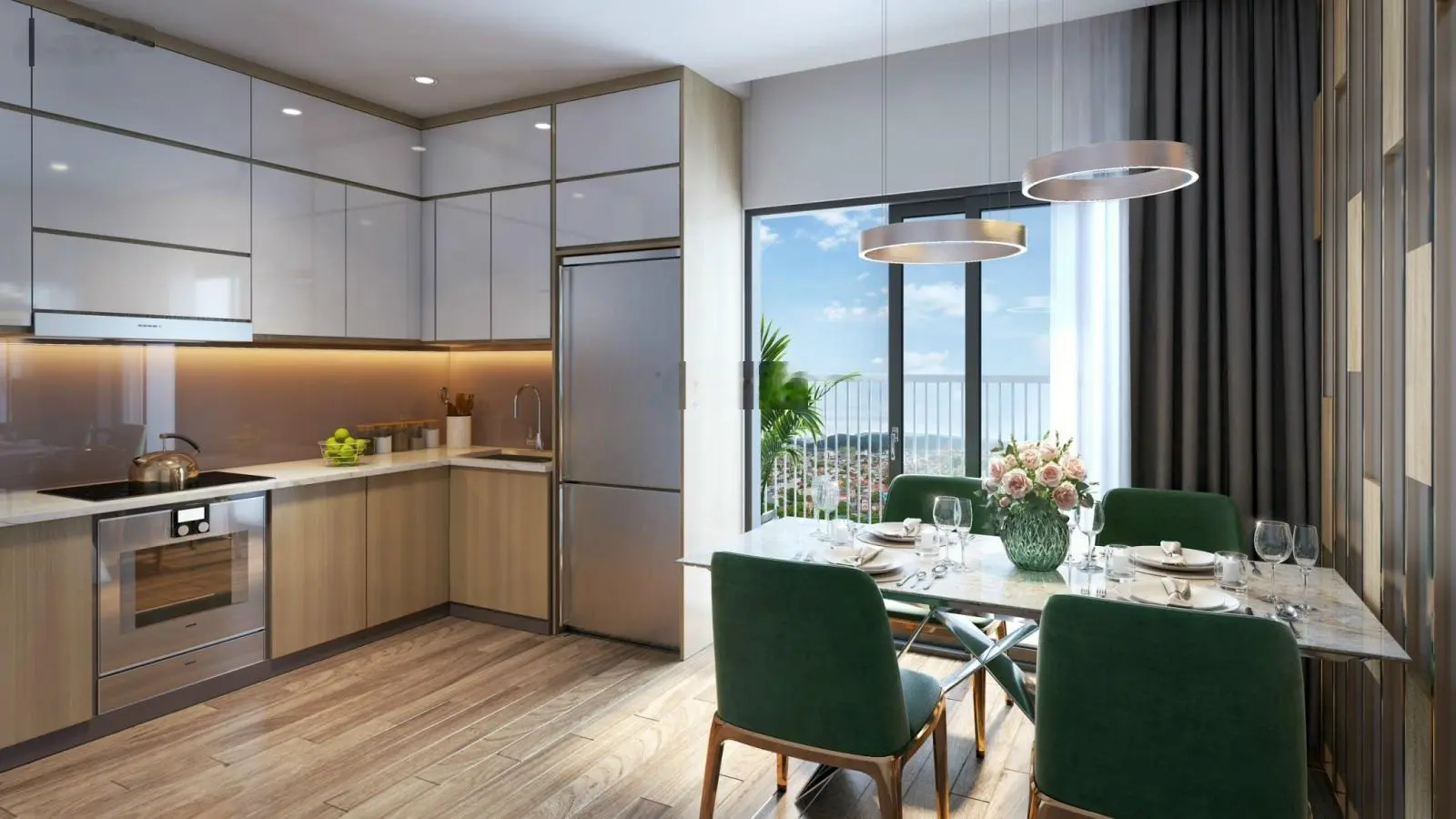 Căn hộ 72m2 giá 1.4xx tỷ 2 ngủ tại chung cư cao cấp Tecco Elite City Thái Nguyên LH 0388 985 ***