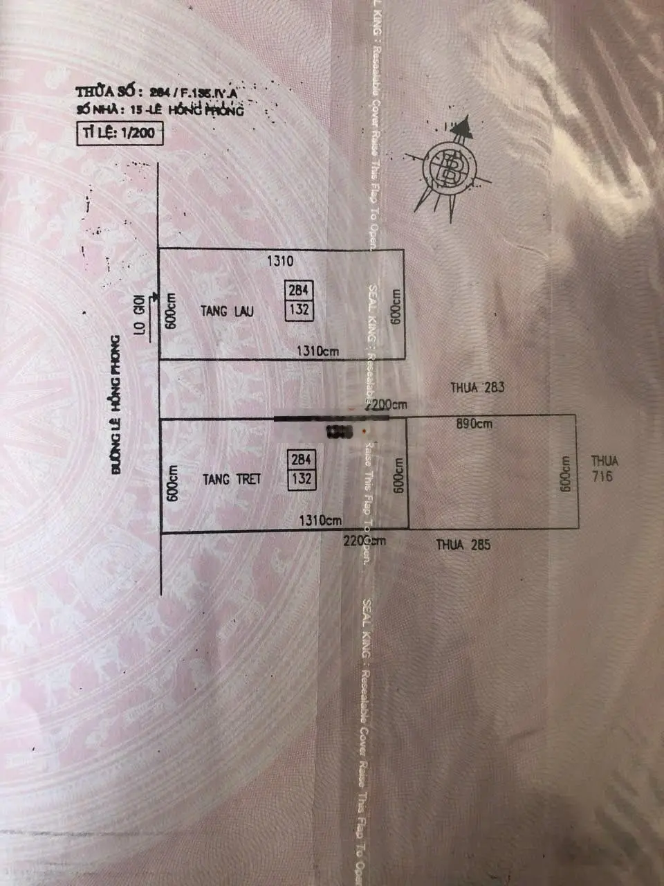 Nhà mặt tiền Lê Hồng Phong 6 x 22m 1 trệt 2 lầu. Giá 19,5 tỷ