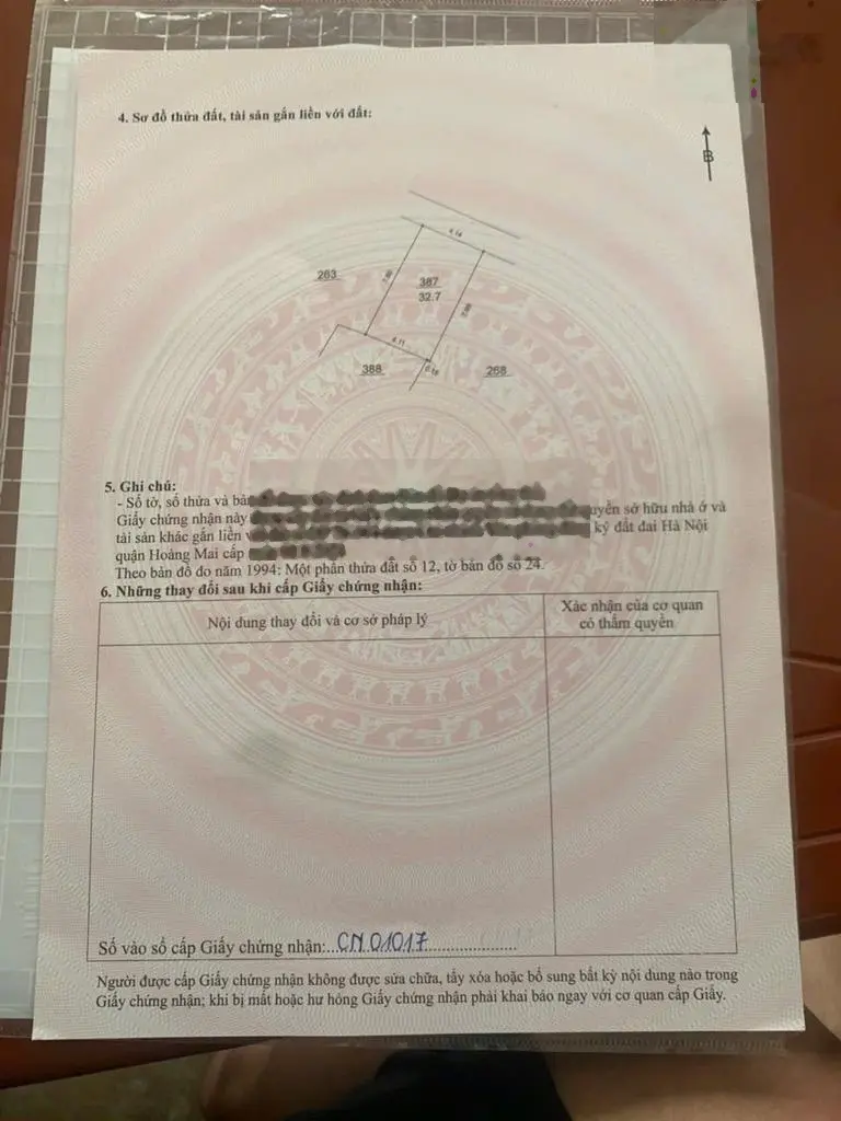 Bán nhà Lĩnh Nam. Ngõ nông - Ô tô đỗ cửa. Gần phố. Đủ tiện ích.