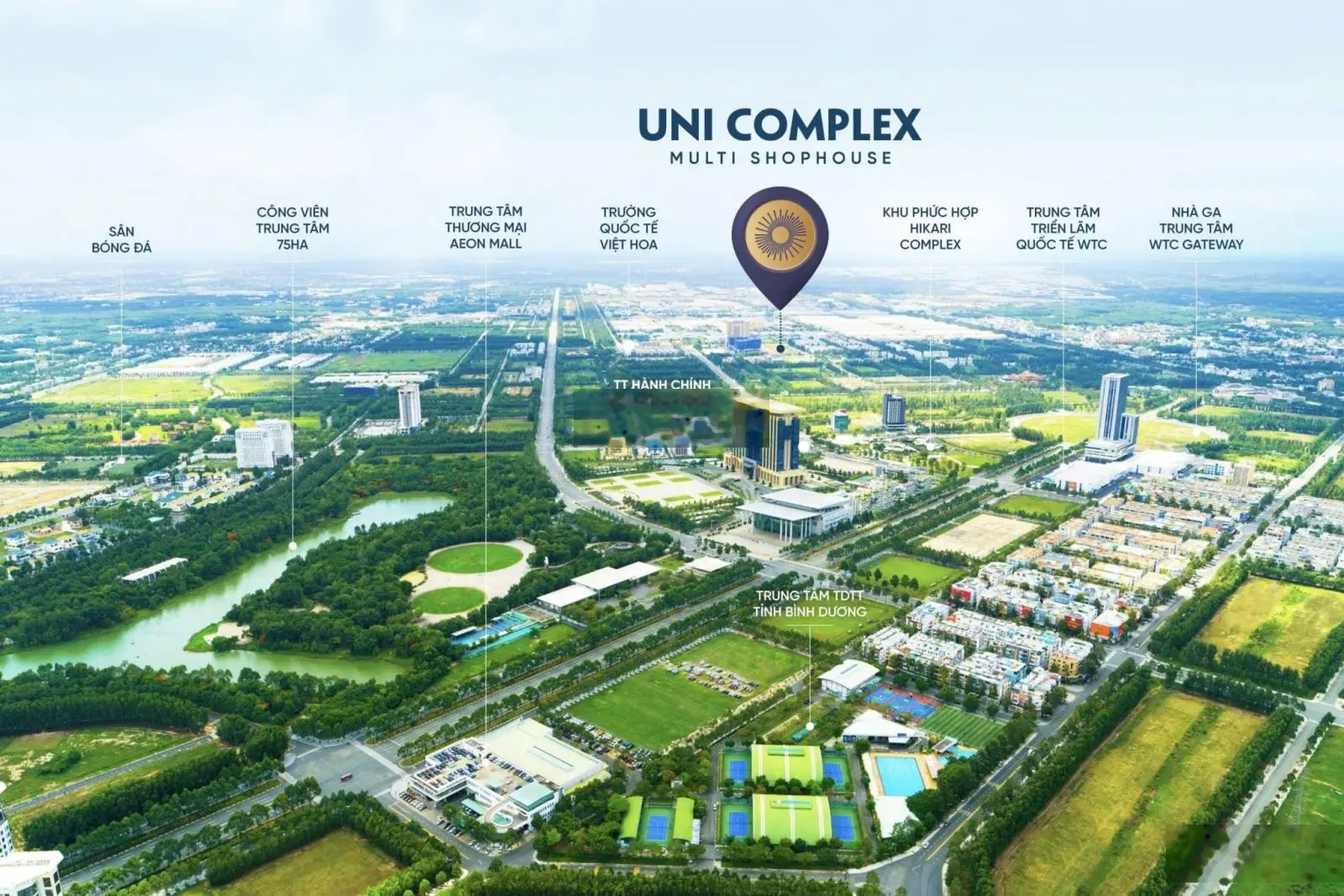 Bán shophouse tại Uni Complex, 5 tỷ VND, 150m2, 4PN, 2WC, pháp lý đầy đủ