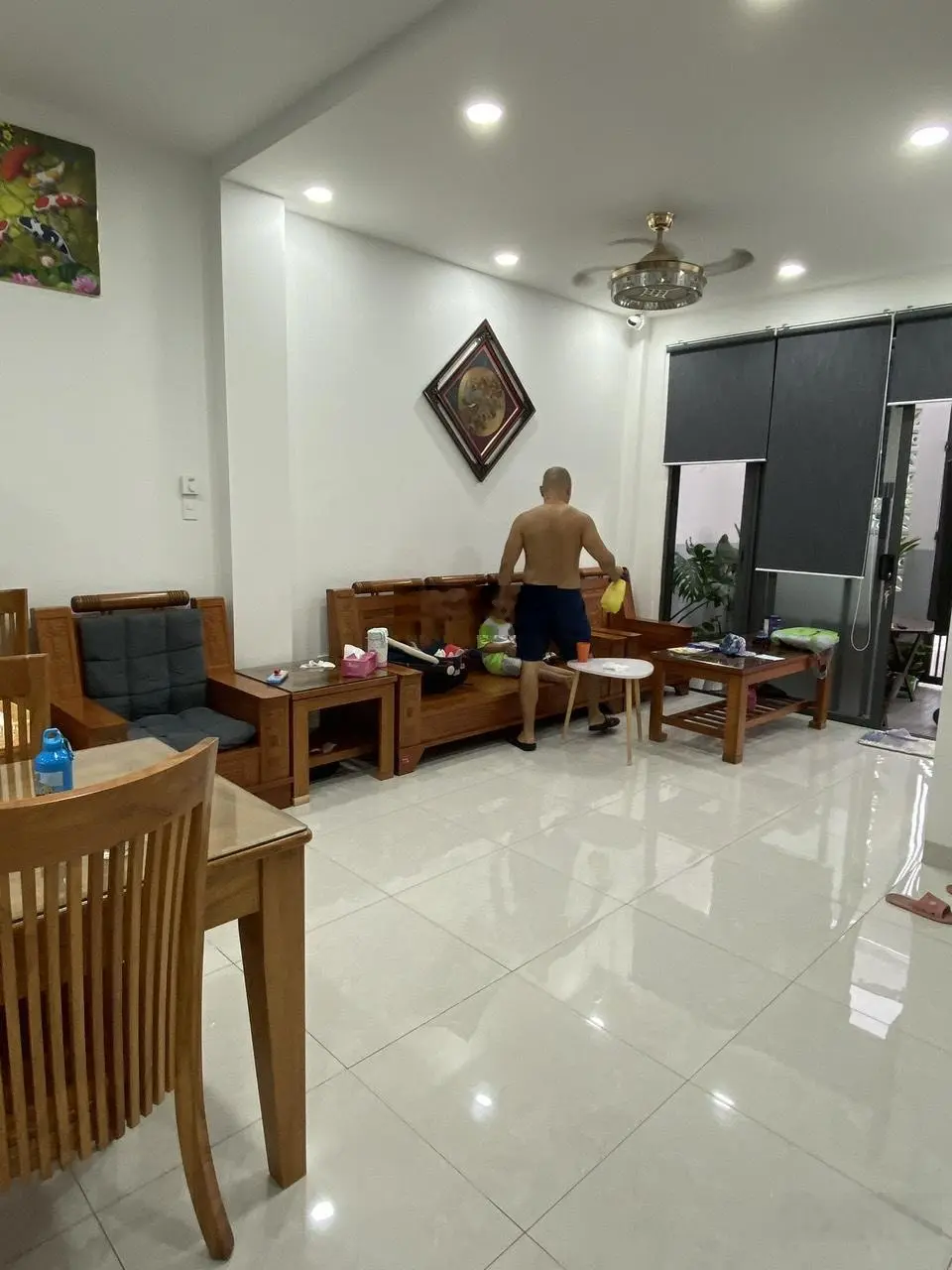 Bán rẻ nhà 1 trệt 1 lầu diện tích 83m2 giá 3.8 tỷ TL đường nhựa 8m Hoàng Phan Thái, Bình Chánh.