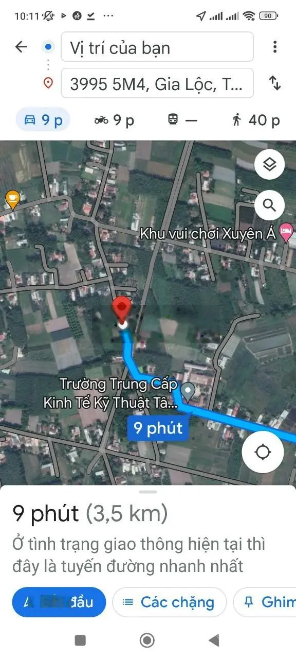 Cần bán đất giá 1,85 tỷ VND tại đường Gia Lâm, Tây Ninh, diện tích 345.2 m2
