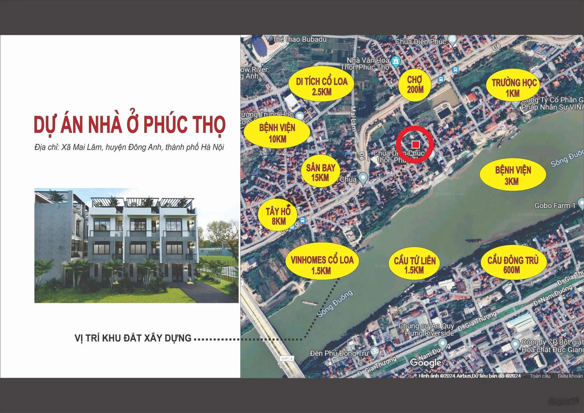 Cần bán 6 căn nhà tại thôn Phúc Thọ, xã Mai Lâm, huyện Đông Anh. LH 0985 794 ***