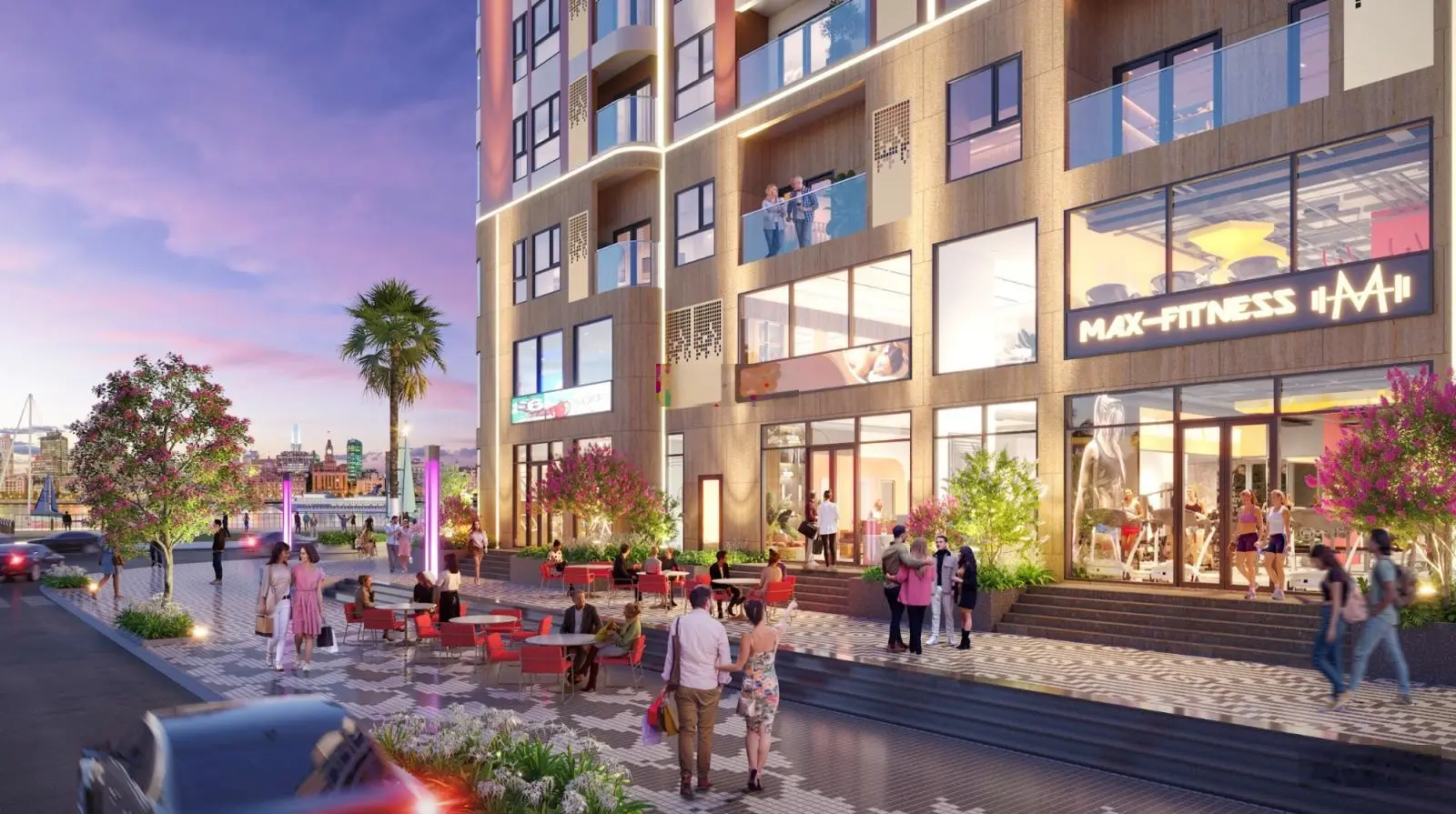 Căn hộ mặt tiền Marina Complex Nội thất 5 sao 2,4 tỷ/ 48m2 Cho thuê lợi nhuận 8%/năm.