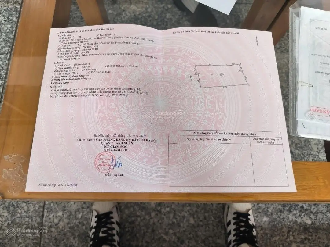Bán nhà đẹp giá tốt tại Khương Trung, 10,5 tỷ, diện tích 43 m ,5 tầng , mặt tiền 5,8 m , chỉ việc ở