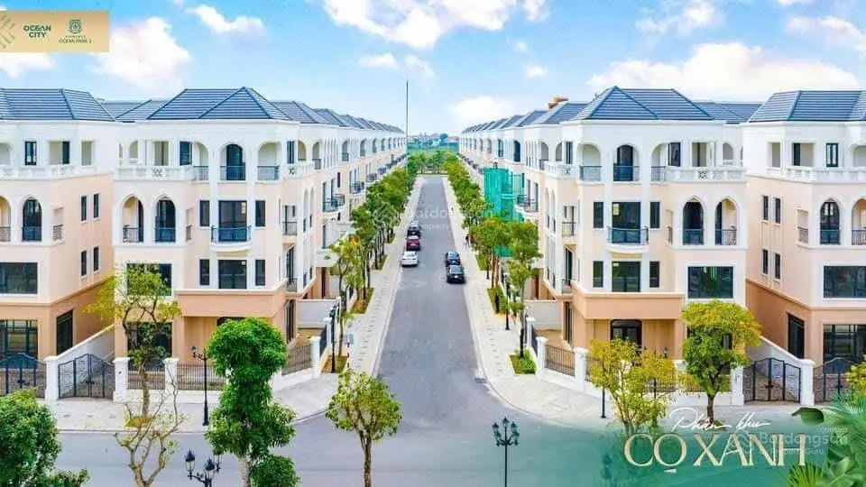 Bán liền kề cọ xanh 75m view chung cư vườn hoa vinhomes ocean park 2,văn giang, hưng yên , 10,8 tỷ