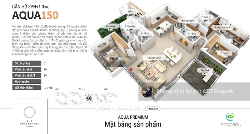 Hàng hiếm Ecopark căn ~ 160m2 3 phòng ngủ 3 vệ sinh + đa năng view đẹp giá 6,8xtỷ bp, LH 0918 114 ***
