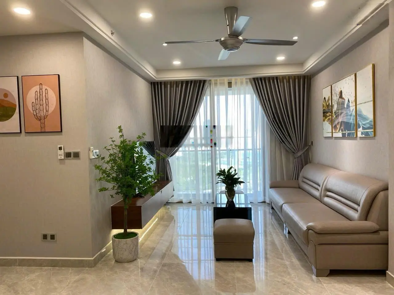 Cần bán CH cao cấp 3PN, 130m2, Midtown M8, View trực diện sông. Tầng cao view đẹp như hình