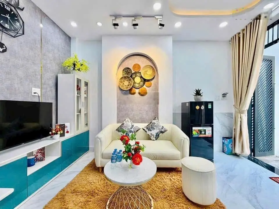 Nhà Mới Phạm Văn Chiêu, Gò Vấp. 3 tầng, Ngang 4,1m. Hẻm xe hơi thông lớn. Giá chỉ 3.970 tỷ