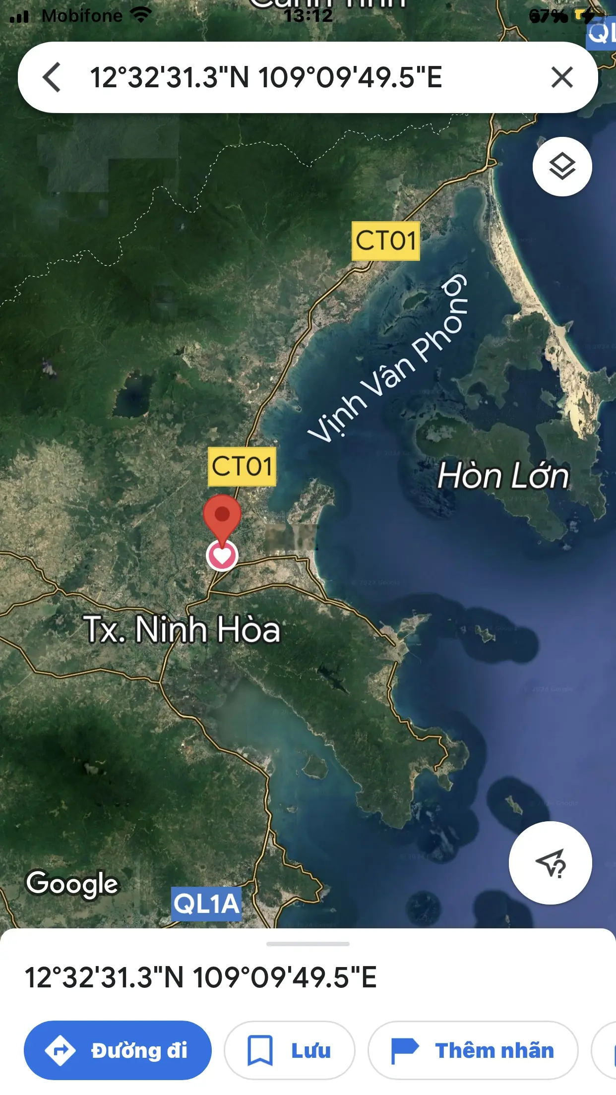 Đất 13m MT QL 1A nối cao tốc BMT-Khánh Hoà với Vịnh Vân Phong, thôn Ninh Ích, Xã Ninh An, Ninh Hoà