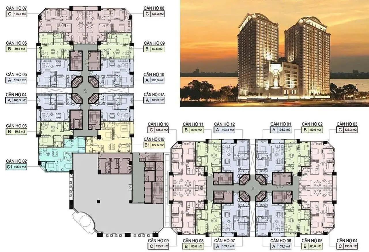 D'Le Roi Soleil 59 Xuân Diệu, tổng hợp các căn hộ bán, Đẳng cấp thượng lưu Lh: 0394 434 ***