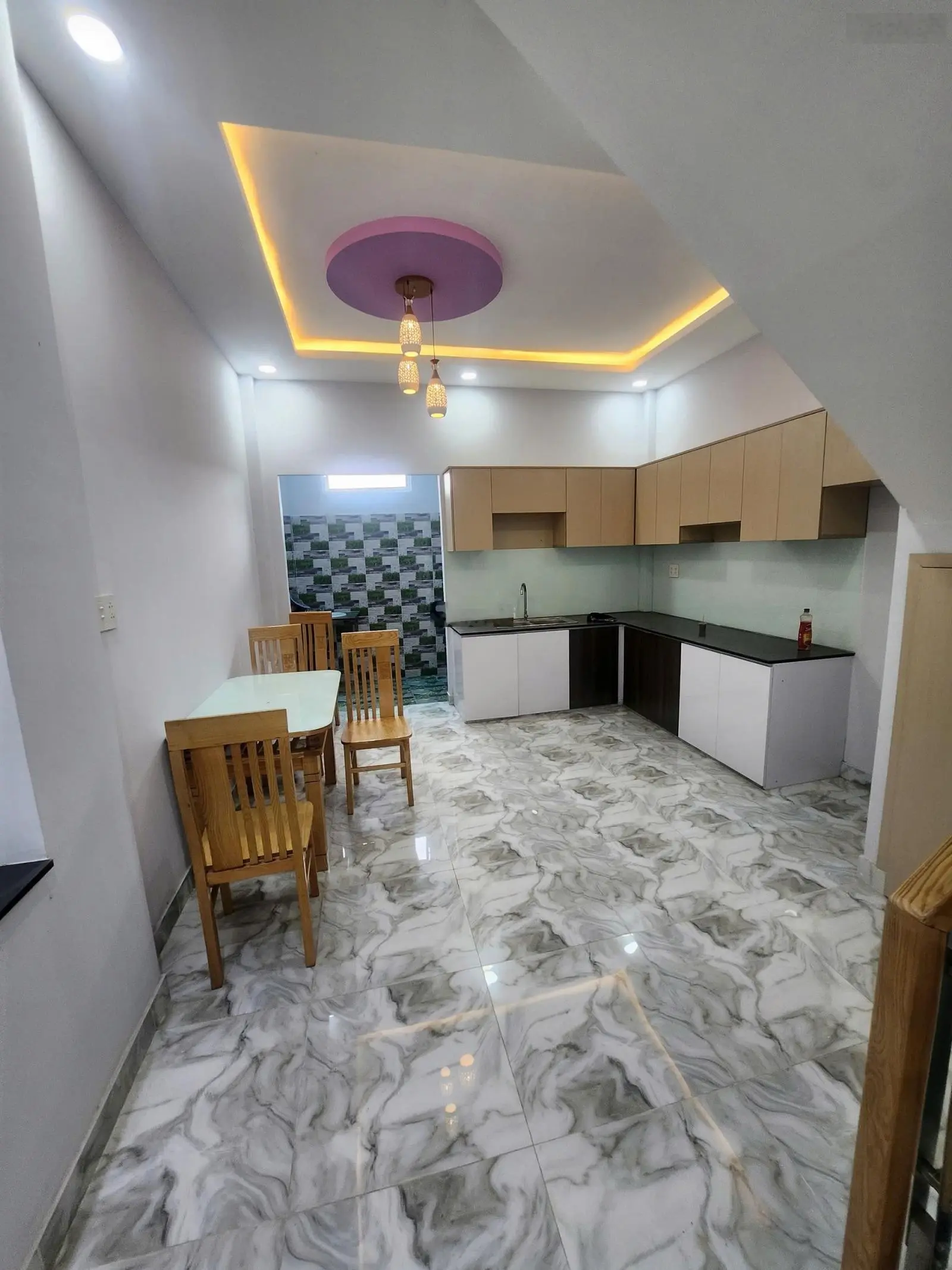 Bán nhà đẹp kiên cố 1tỷ475 68m2 SHR 1trệt 1lầu xã An Thới, Trảng Bàng