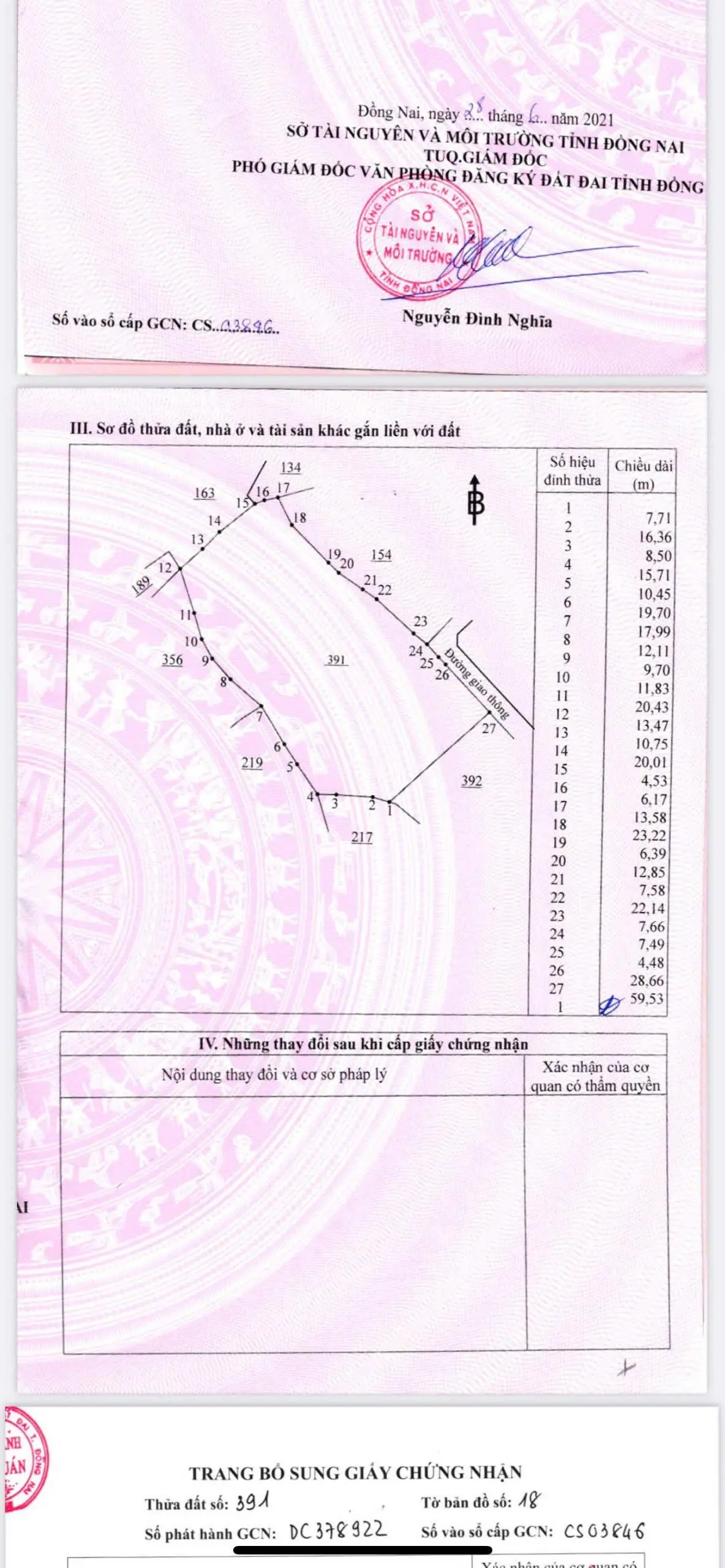 Cần bán trang trại tại Xã Ngọc Định, giá 2,3 tỷ VND, diện tích 9447 m2