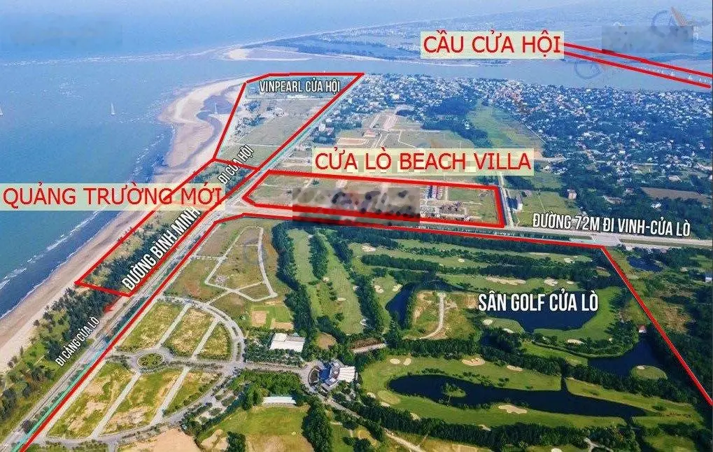 Bán gấp căn Biệt Thự CỬA LÒ BEACH VILLA - Căn góc - Hướng đông nam Đối diện VIN WONDER, VIN PEARL.