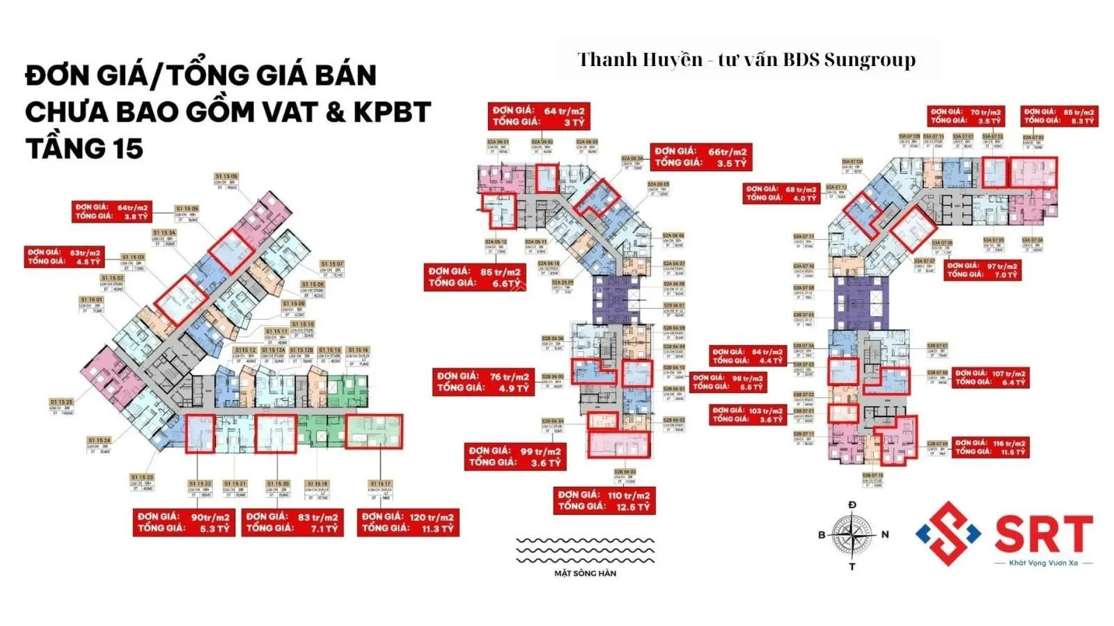 Thanh huyền - phân tích booking tòa S3 vào đúng loại căn hộ ưu thế vượt trội tại Sun Symphony