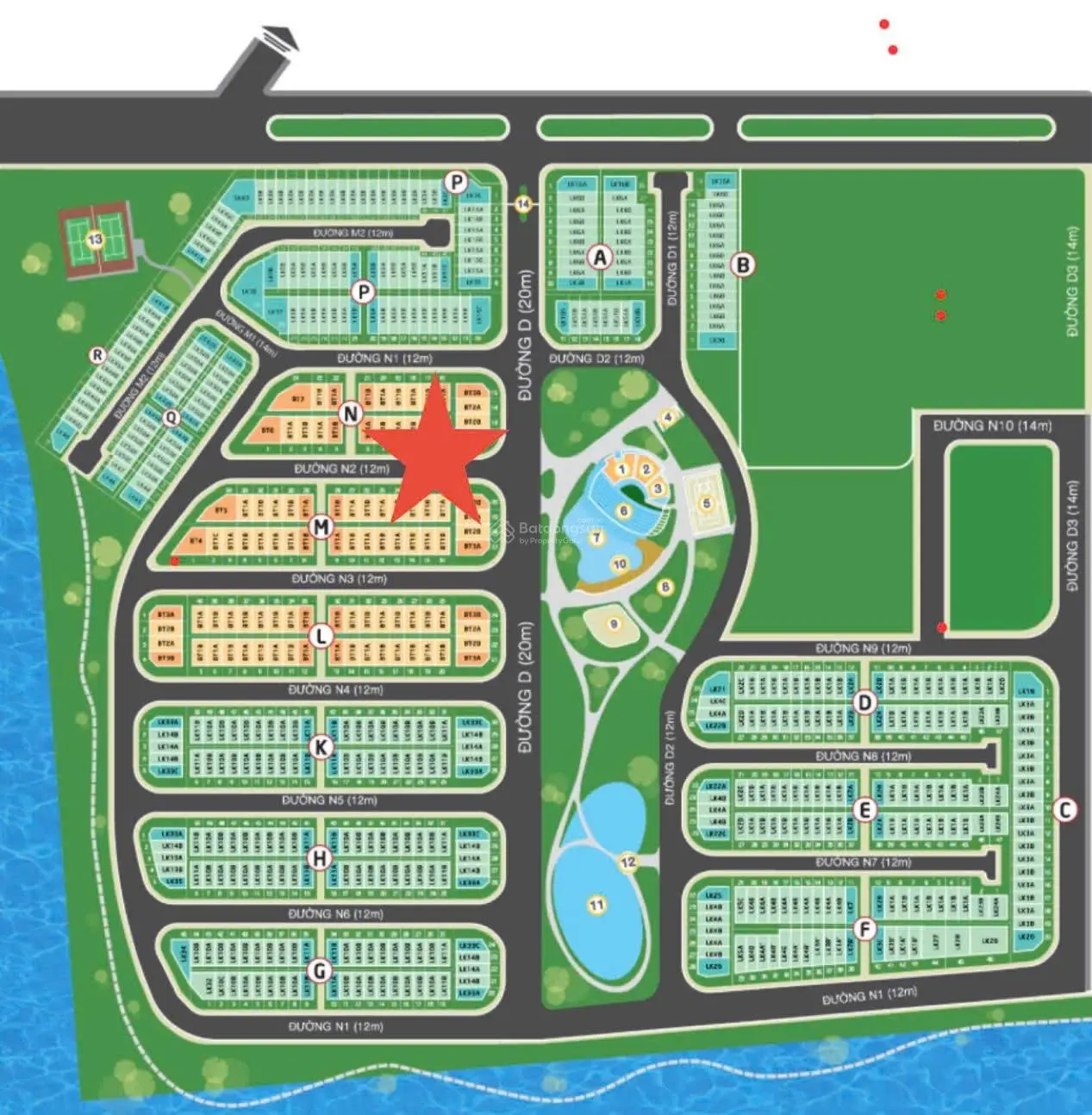 Định cư bán gấp Biệt thự góc (hiếm có) KDC compound Melosa Khang Điền, DT 8x18=144m2, giá 17.5 tỉ