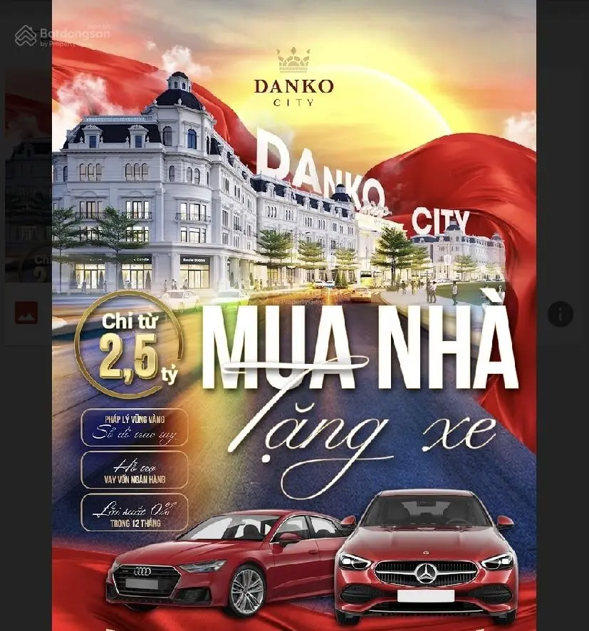 Bán gấp đất nền dự án tại KĐT Danko City, 2,5 tỷ VND, 96 m2