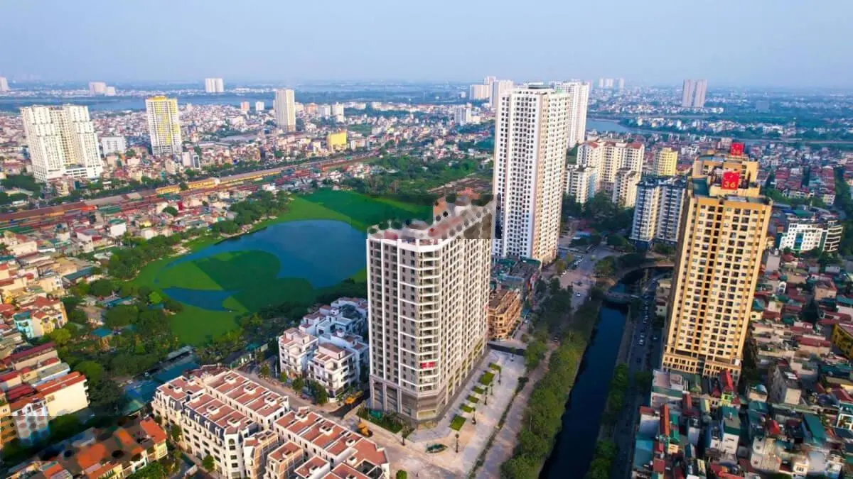 Bán liền kề Thanh Bình Nguyễn Cảnh Di - Định Công 77m2, 5.5 tầng, chỉ 18.5 tỷ LH: 0969029681