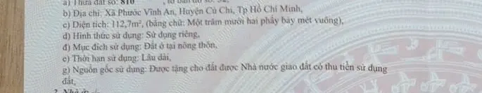 Siêu phẩm duy nhất tại Đường 409, Củ Chi, giá siêu hời 6,6 tỷ VND, 112 m2