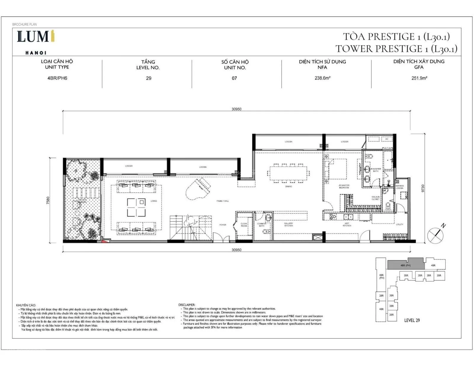 Độc quyền quỹ 8 căn đẹp - Giá tốt nhất penthouse duplex 4-3-2 phòng ngủ vip nhất Lumi Capitaland