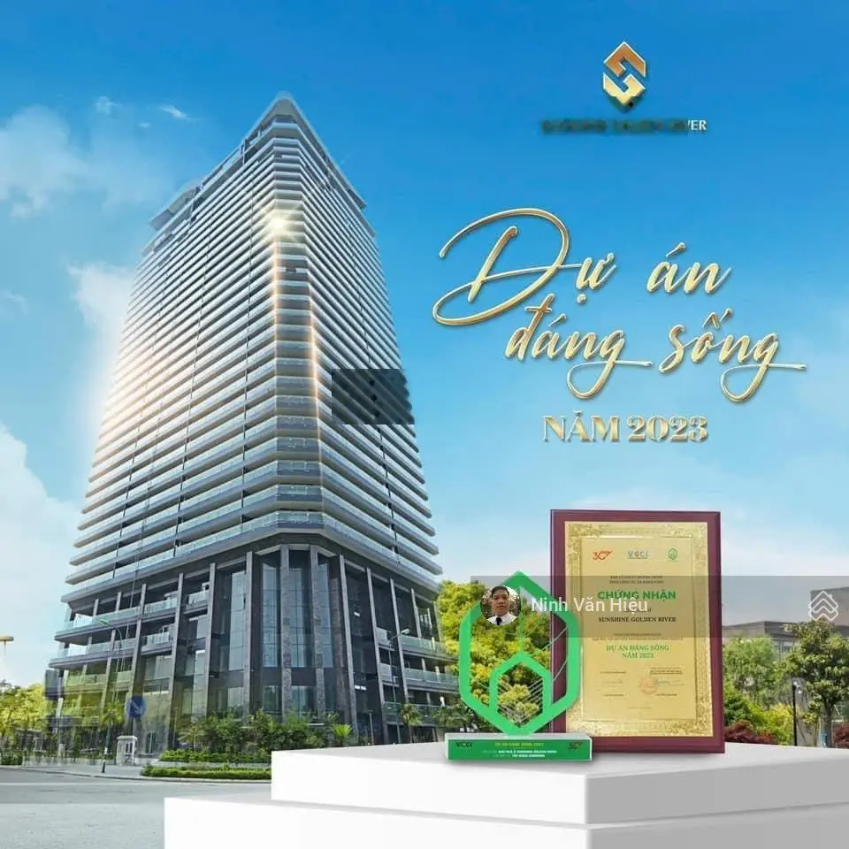 Em đang được gửi bán seri căn hộ chung cư 124m2/2PN tầng cao tại Sunshine Golden River Hà Nội.
