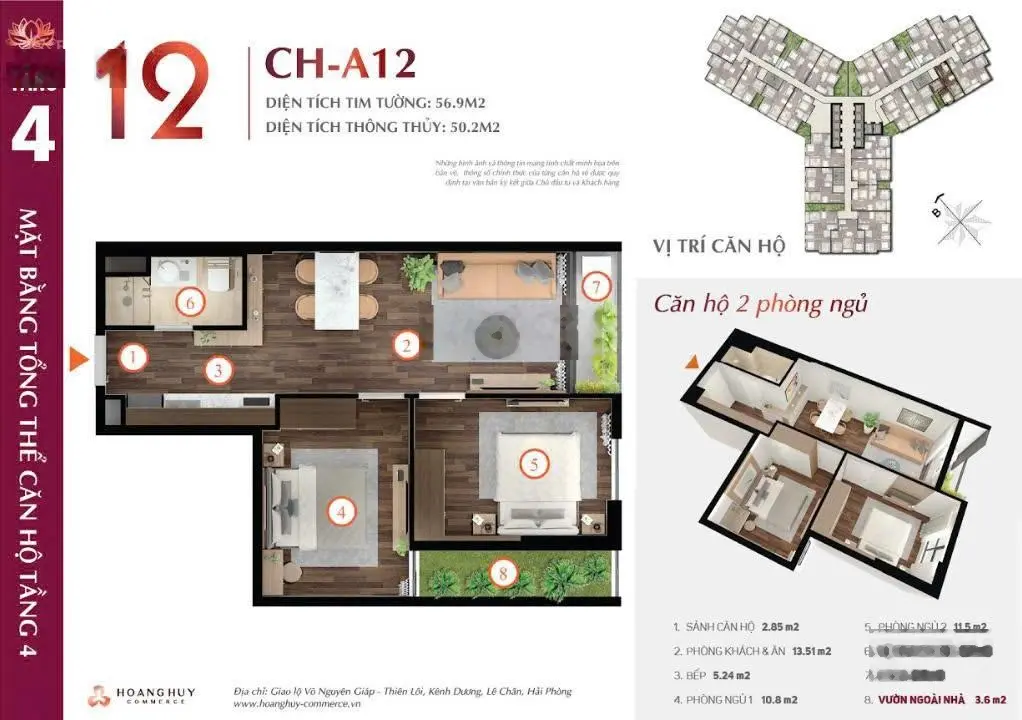 Chưa đến 2 tỷ sở hữu căn hộ Hoàng Huy Commerce - Chính sách tháng 9 siêu tốt - Chiết khấu gần 1 tỷ!