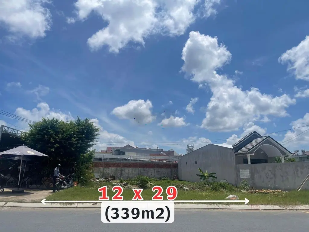 12 x 29 (Kế góc) - Mặt tiền kinh doanh - Ko vướn cống, trụ điện.