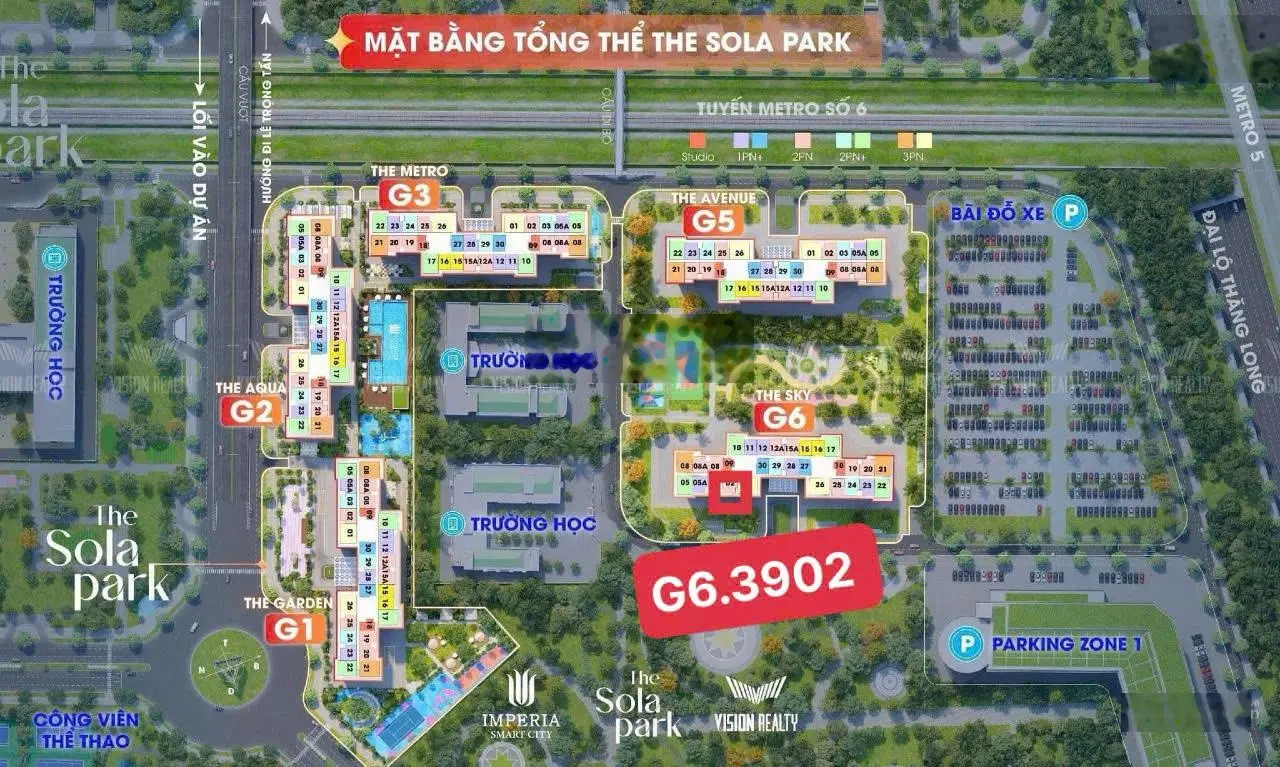 Ban căn hộ Imperia Sola Park 2PN giá 3.64 tỷ 0982 756 ***