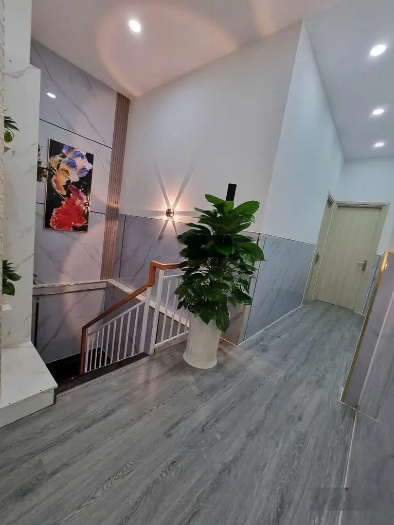 Bán nhà Huỳnh Hữu Trí, Bình Chánh 1 trệt 1 lầu 75m2, nhà siêu đẹp giá mềm