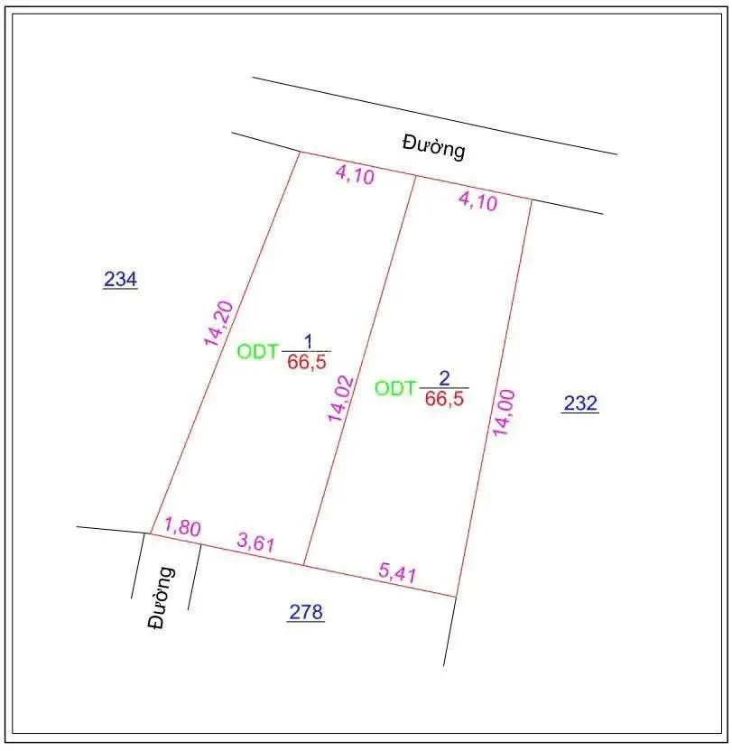 Chưa tới 2 tỷ lô đất tại trung tâm thị trấn Văn Giang, Hưng Yên