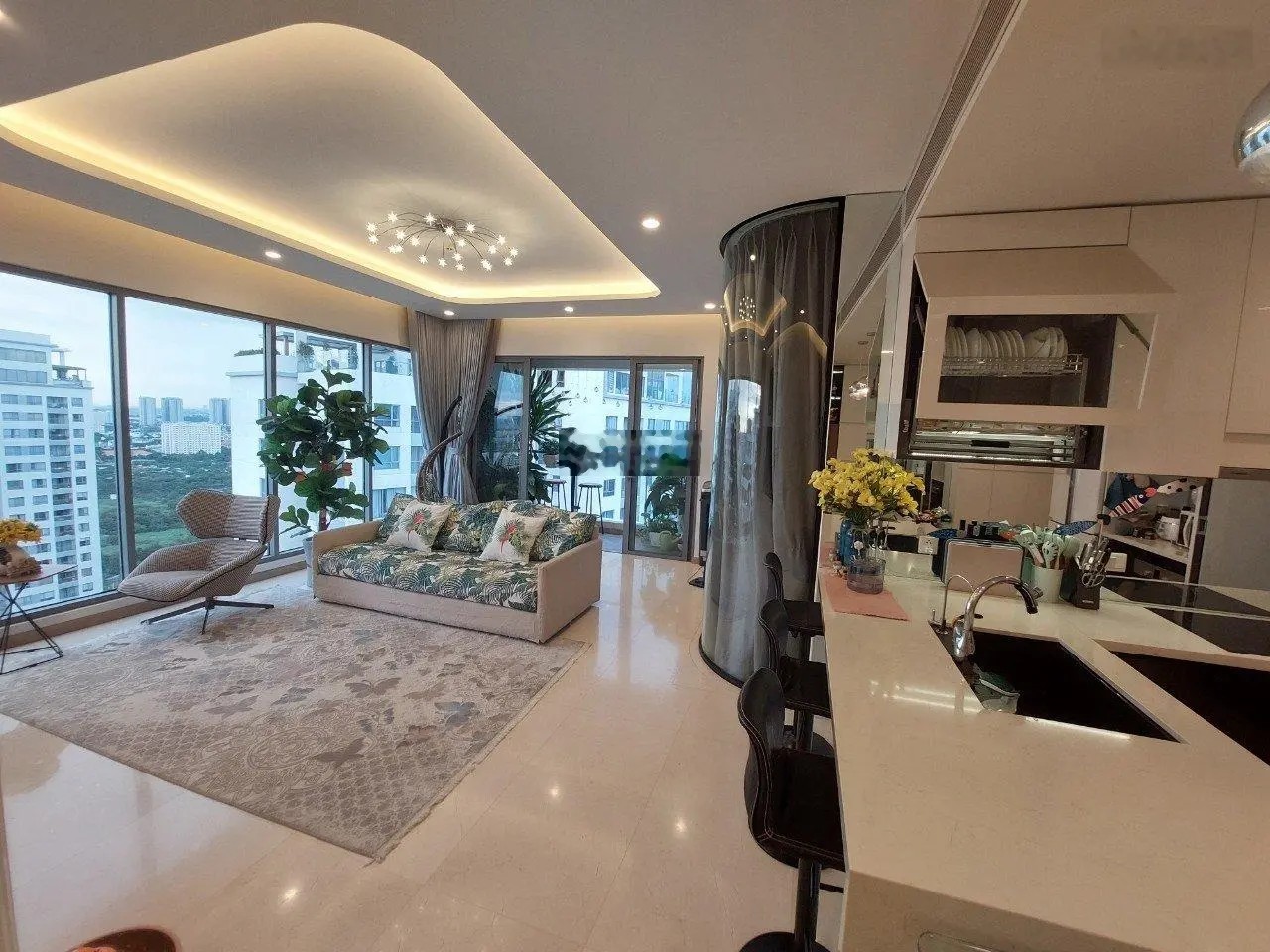 Cần căn hộ loại 3PN đảo Kim Cương quận 2, lầu cao Viêw đẹp Full nội thất View cực đẹp, giá tốt