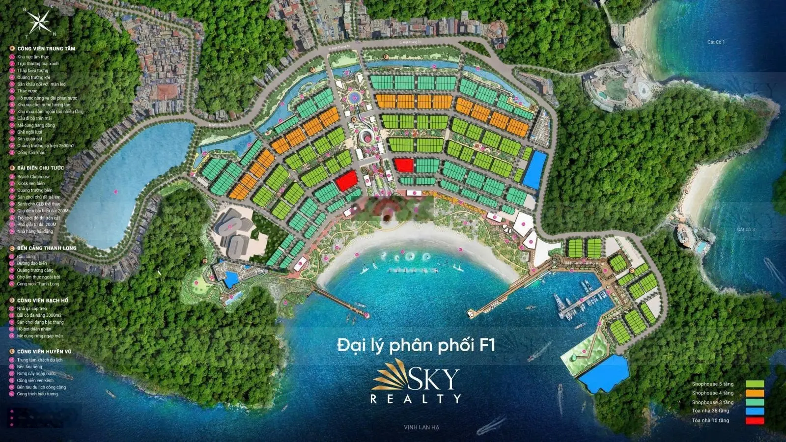 Bán shophouse Xanh Island Cát Bà chỉ có khoảng 800 căn duy nhất và vị trí đắc địa nhất.