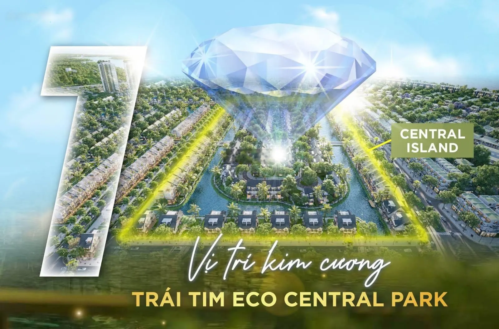 Lý do nên sở hữu biệt thự đảo tại Eco Central Park Vinh?