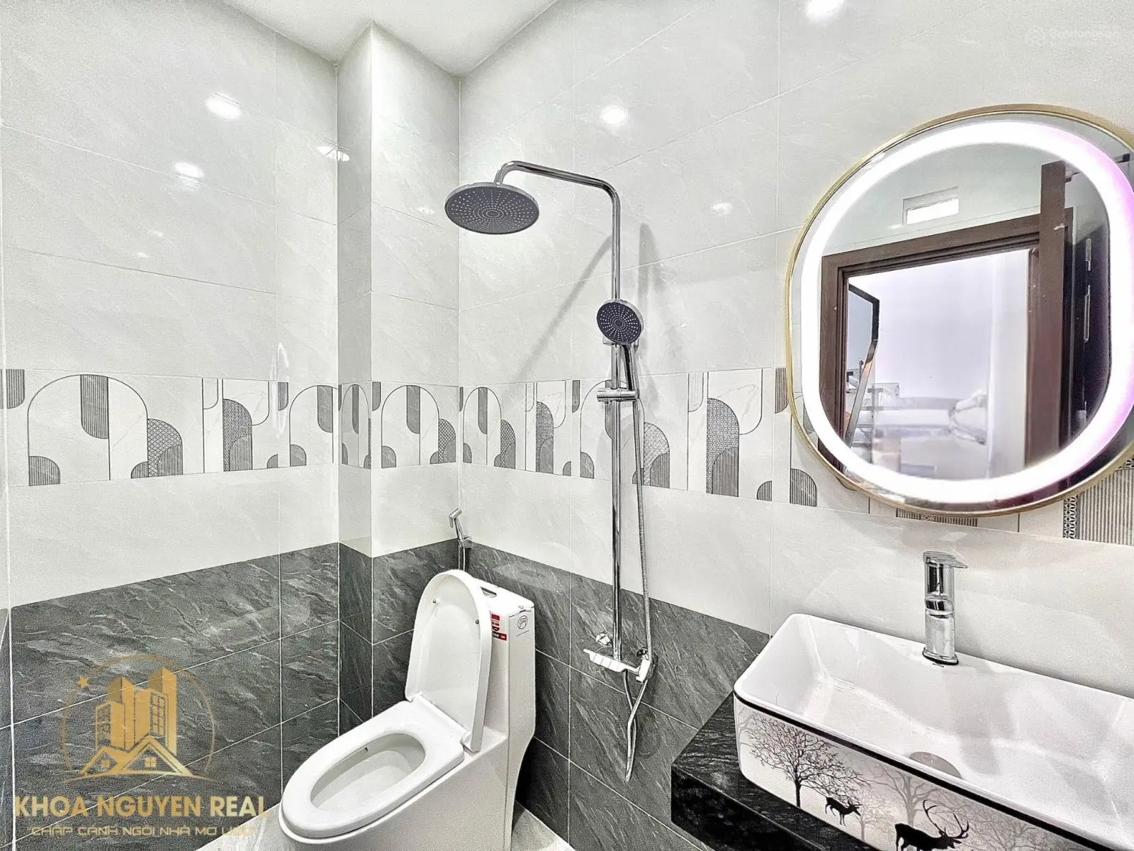 Mẫu nhà hiện đại 2025 - thiết kế lửng ngược - full nội thất cao cấp - KDC Sài Gòn Mới, Nhà Bè